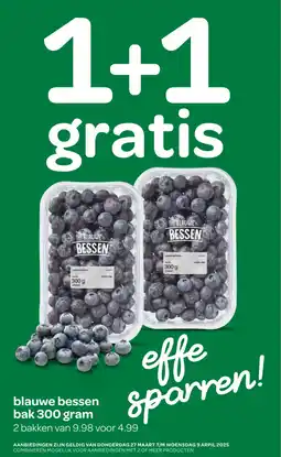 Spar Blauwe bessen aanbieding