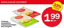 Spar Uniekaas kaasplakken jong of jong belegen aanbieding