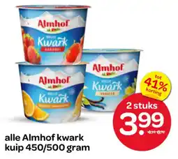 Spar Almhof kwark kuip aanbieding