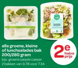 Spar Groene, kleine of lunchsalades aanbieding