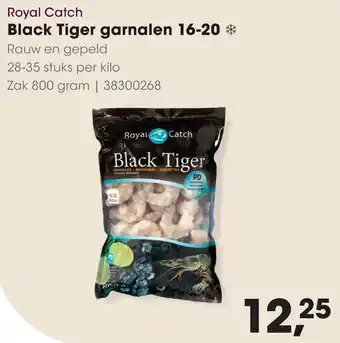 HANOS Royal Catch Black Tiger garnalen 16-20 aanbieding