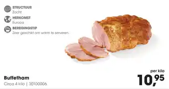 HANOS Buffetham aanbieding