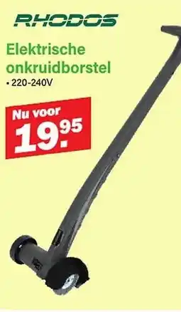 Van Cranenbroek Elektrische onkruidborstel aanbieding