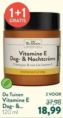 Holland & Barrett Vitamine E Dag- & Nachtcrème aanbieding