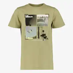 Scapino Unsigned jongens skate T-shirt groen aanbieding