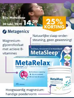 Gezond & Wel Metagenics aanbieding