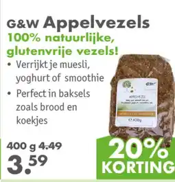 Gezond & Wel G&W Appelvezels aanbieding