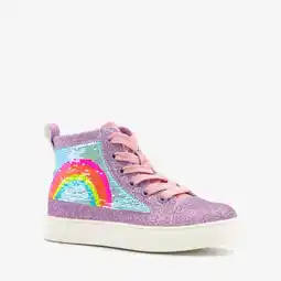 Scapino Blue Box meisjes sneakers met regenboog aanbieding