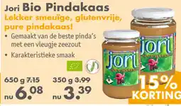 Gezond & Wel Jori Bio Pindakaas aanbieding