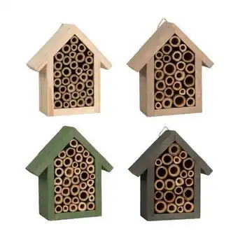 Lobbes Insectenhotel Hout, 10x11x4cm aanbieding