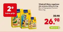 Pets Place Vitakraft Menu vogelvoer aanbieding