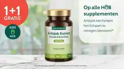 Holland & Barrett 1+1 GRATIS Op alle H&B supplementenreinigen (detoxen)* aanbieding