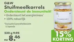 Gezond & Wel G&W Stuifmeelkorrels aanbieding