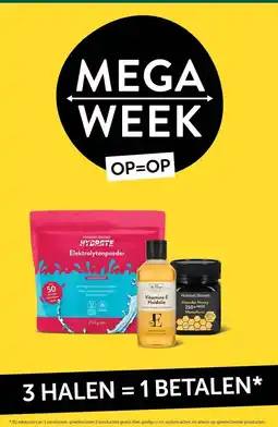 Holland & Barrett MEGA WEEK 3 HALEN = 1 BETALEN* aanbieding