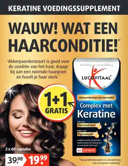 Lucovitaal KERATINE VOEDINGSSUPPLEMENT aanbieding