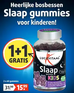 Lucovitaal Slaap gummies aanbieding