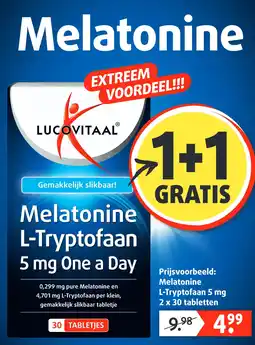 Lucovitaal Melatonine aanbieding