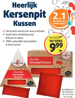 Lucovitaal Heerlijk Kersenpit Kussen aanbieding