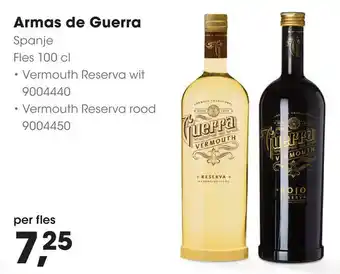 HANOS Armas de Guerra aanbieding