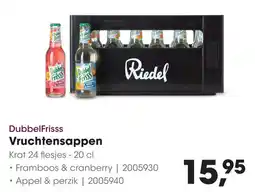 HANOS DubbelFrisss Vruchtensappen aanbieding