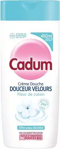 Amazon Cadum Douchecrème, velours, katoenbloem, 450 ml aanbieding