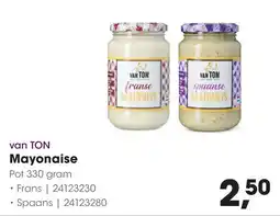 HANOS Van ton Mayonaise aanbieding