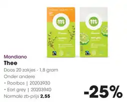 HANOS Mondiano Thee aanbieding