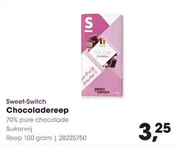 HANOS Sweet-Switch Chocoladereep aanbieding