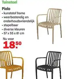 Van Cranenbroek Tuinstoel Piolo aanbieding