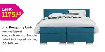 Leen Bakker Boxspring Umix Blauw aanbieding