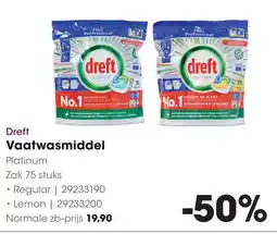 HANOS Dreft Vaatwasmiddel aanbieding