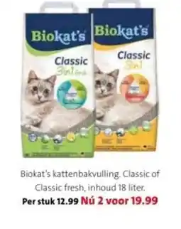 Intratuin Biokat's kattenbakvulling aanbieding