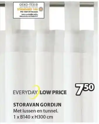 Jysk Gordijn Storavan aanbieding