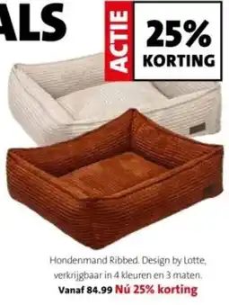 Intratuin Hondenmand Ribbed aanbieding