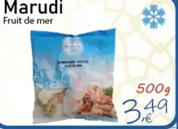 Tanger Markt Marudi Fruit de mer aanbieding