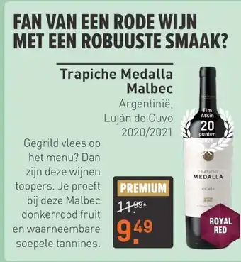 Gall & Gall Trapiche Medalla Malbec aanbieding