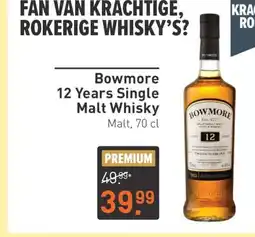 Gall & Gall Bowmore 12 Years Single Malt Whisky aanbieding