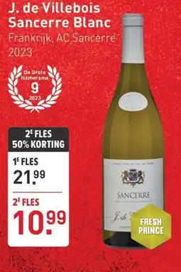 Gall & Gall J. de Villebois Sancerre Blanc aanbieding