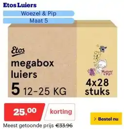 Bol.com Etos Luiers aanbieding