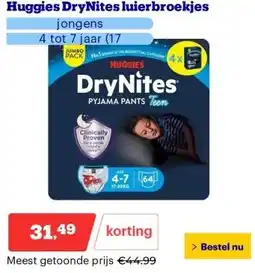 Bol.com Huggies DryNites luierbroekjes aanbieding