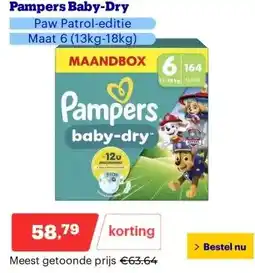 Bol.com Pampers Baby-Dry aanbieding