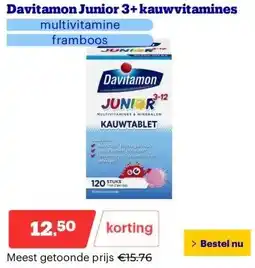 Bol.com Davitamon Junior 3+ kauwvitamines aanbieding