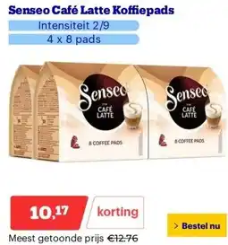 Bol.com Senseo Café Latte Koffiepads aanbieding