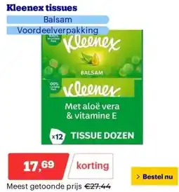 Bol.com Kleenex tissues aanbieding