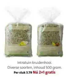 Intratuin Intratuin kruidenhooi. Diverse soorten, inhoud 500 gram. Per stuk aanbieding