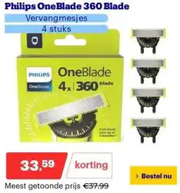 Bol.com Philips OneBlade 360 Blade aanbieding