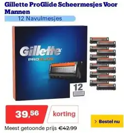 Bol.com Gillette ProGlide Scheermesjes Voor Mannen aanbieding