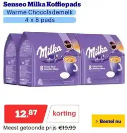 Bol.com Senseo Milka Koffiepads aanbieding