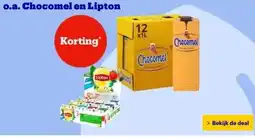 Bol.com o.a. Chocomel en Lipton aanbieding