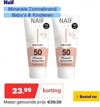 Bol.com Naïf aanbieding